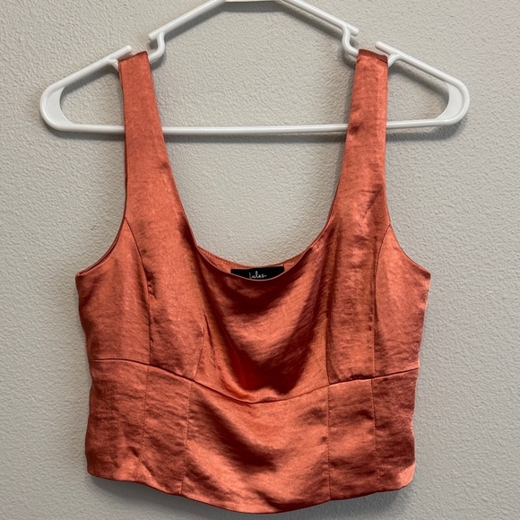 Lulus Tops - Lulu's Burnt Orange Tank Top